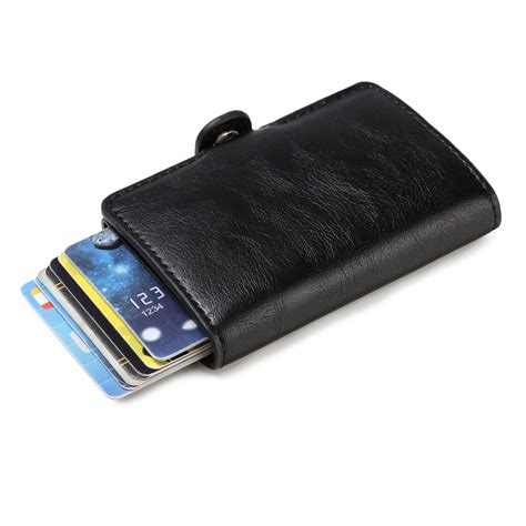 cross automatic card case with rfid|aluminum rfid wallets.